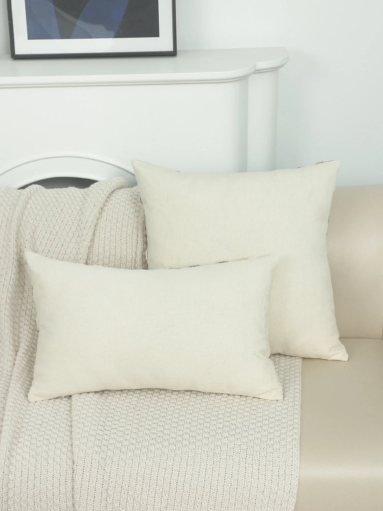 1pc, Embroidered Canvas Runway Circle Towel Pillow Cover, Soft and Stylish Decor for Your Home