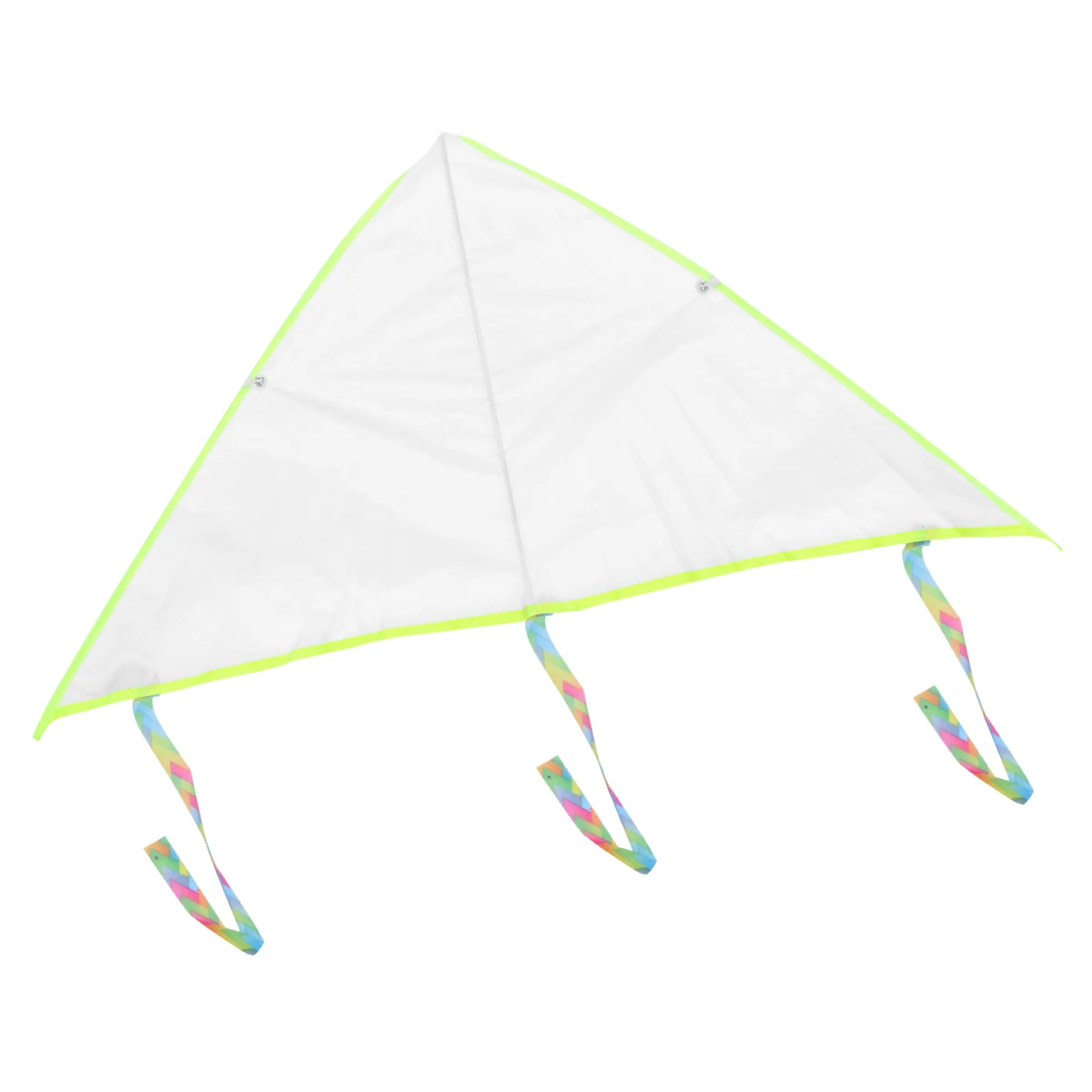 5 stks DIY Blank Kite Driehoek Graffiti Schilderij Kite Flying Kite Outdoor Speelgoed voor Kinderen Kinderen (Lege Driehoek 75x75 cm + 50 m Cen
