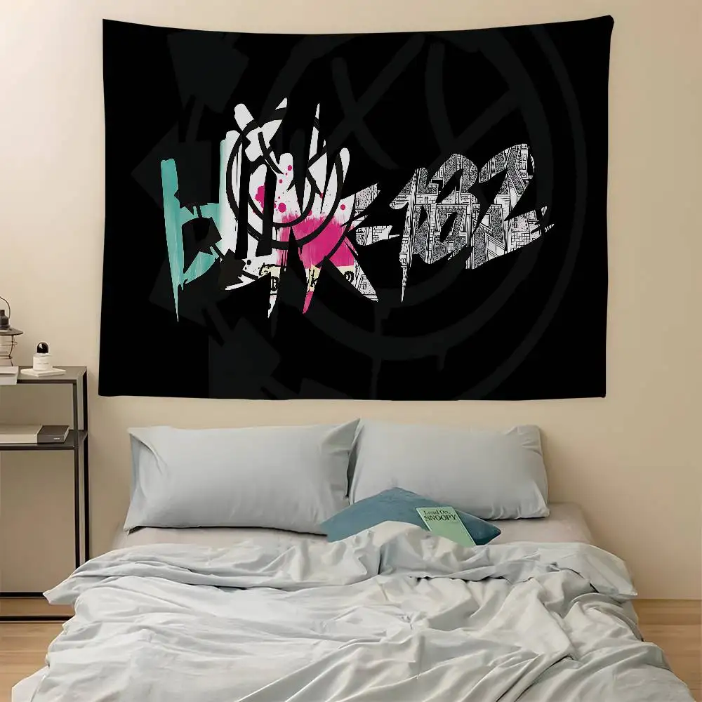 Famous Punk Band BLINK-182 Hanging Bohemian Tapestry Bohemian Wall Tapestries Mandala Cheap Hippie Wall Hanging