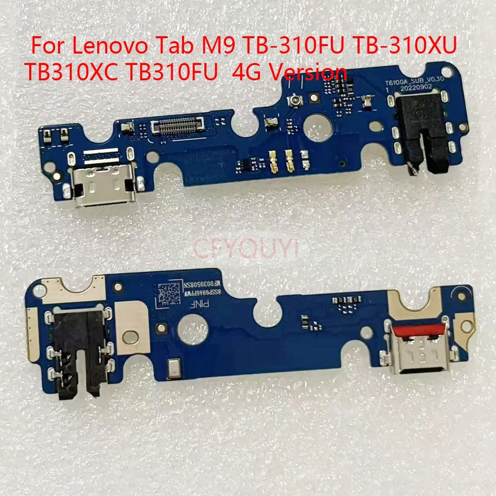 For Lenovo Tab M9 TB-310FU TB-310XU TB310XC TB310FU Charging Port Board Flex Cable USB Charger Dock Replacement Part