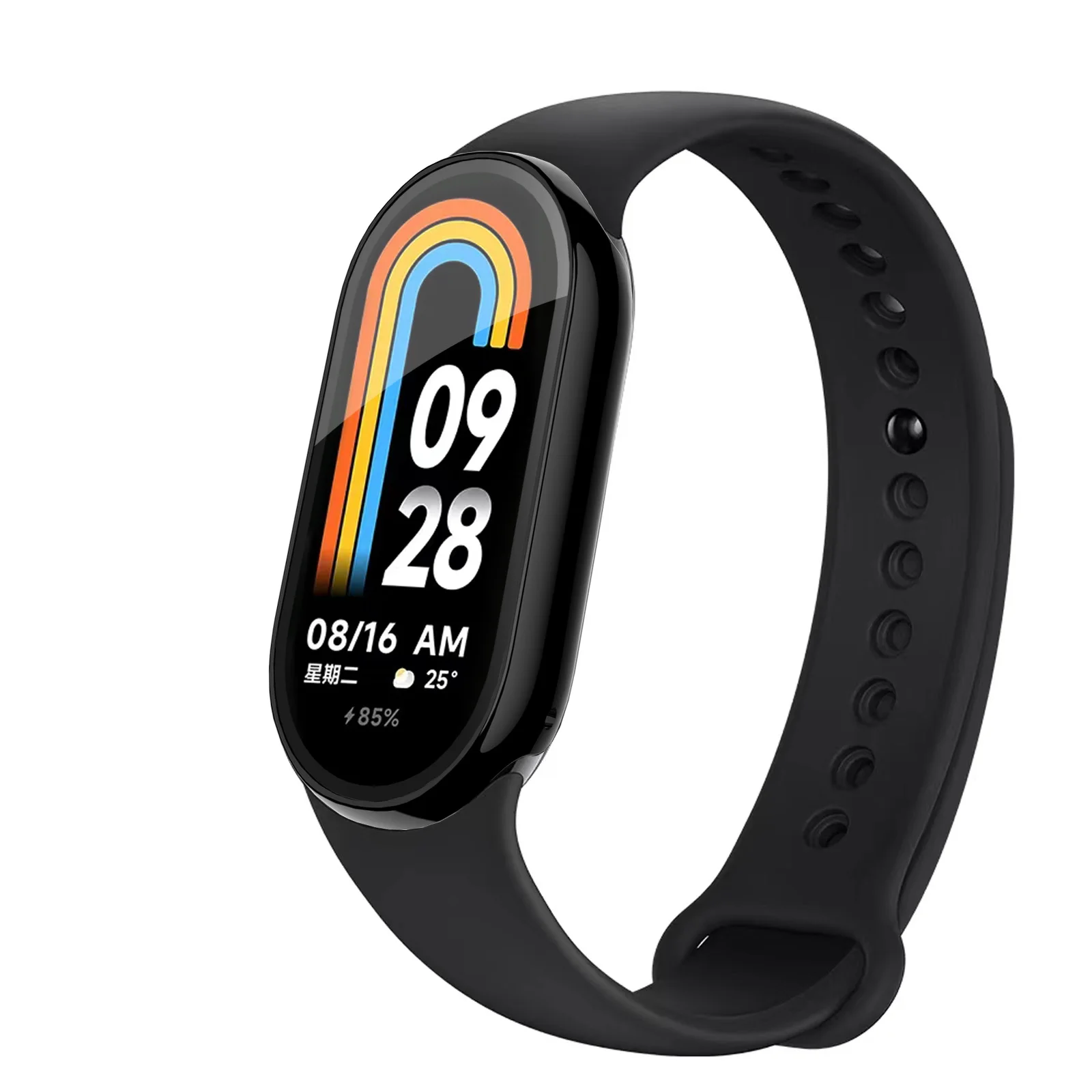 Gehärtetes Glas + PC-Schutzhülle für Xiaomi Mi Band 11, 10, 9, 8 – stoßfestes, hartes Displayschutzcover, Zubehör für Xiaomi Smart Band 11, 10, 9. – Detail 6