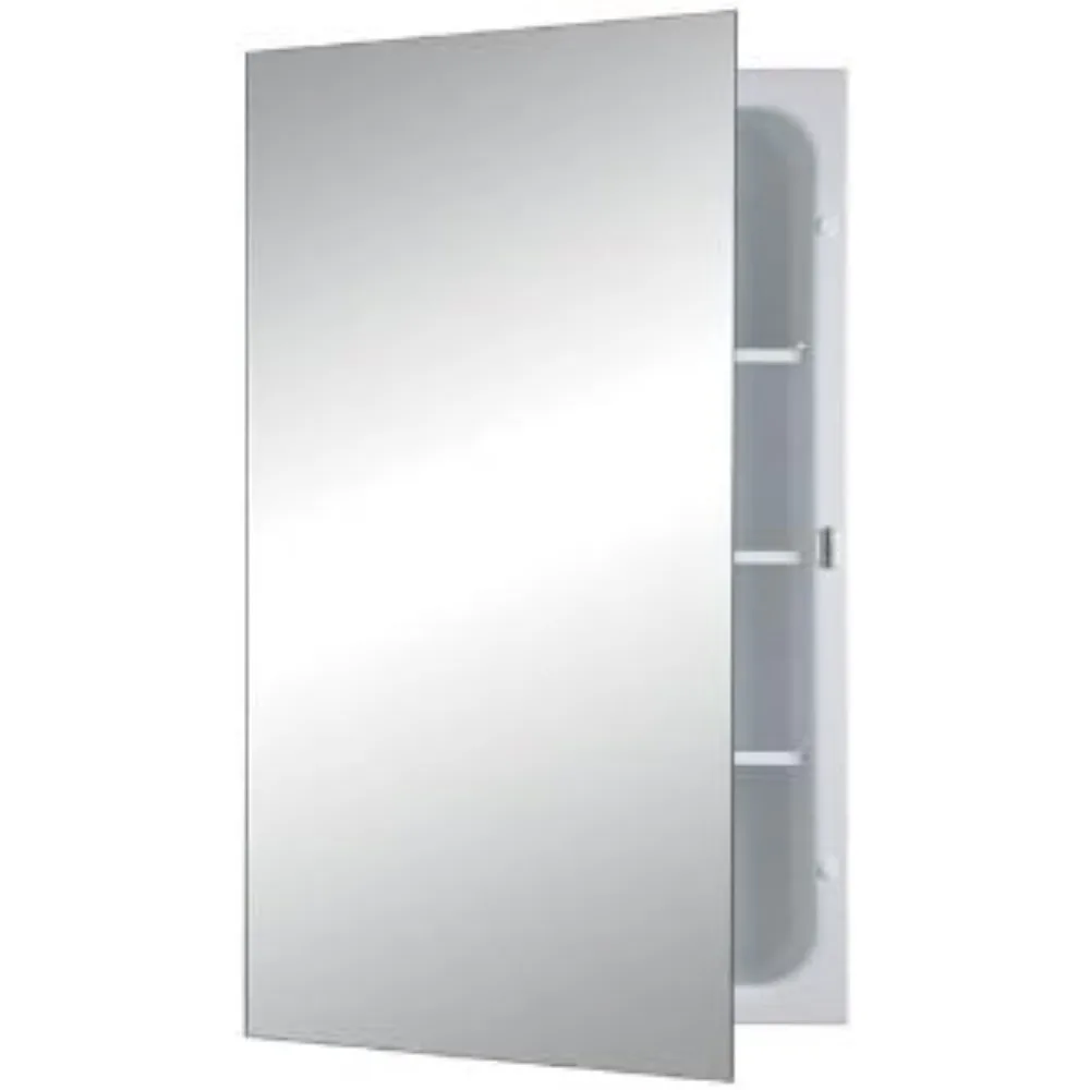 

Бескаркасный аптечка Focus 1438 с полированным зеркалом, 16 на 26 дюймов