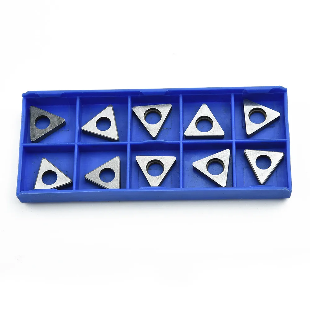 Set Shims Carbide 60Deg Triangle For TNMG1604 Insert Turning Tool Holder 10Pcs MT1603 Part Replaces Useful Sale