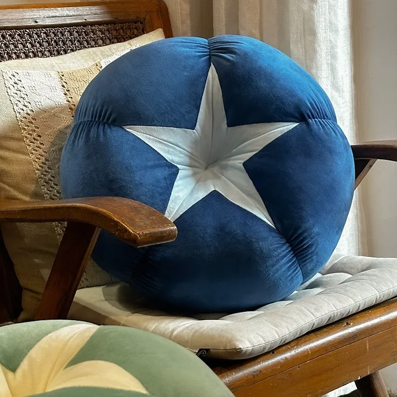 Cute fruit home cushion fart cushion dining chair cushion mangosteen blueberry apple thick cushion photo prop ﻿