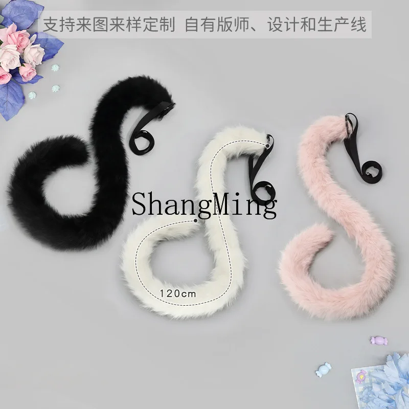 

PYH imitation bone follow-up around hook the legs tail can wrap the legs small black cat wrap cat tail