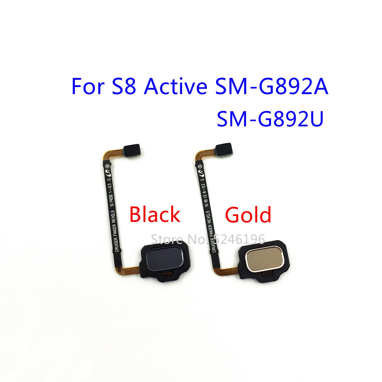 

1pcs Fingerprint Sensor Flex Cable For Samsung Galaxy S8 Active SM-G892A S8 Active SM-G892U Touch ID Replace Part.