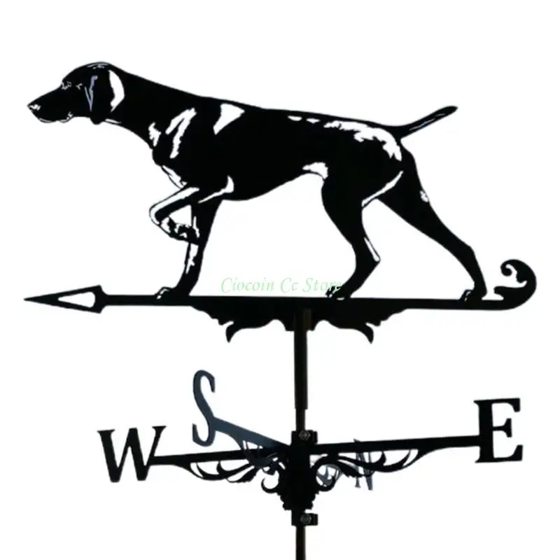 

X90F Stainless Steel Paint Gardening Garden Direction Sign Weather Vane Retro