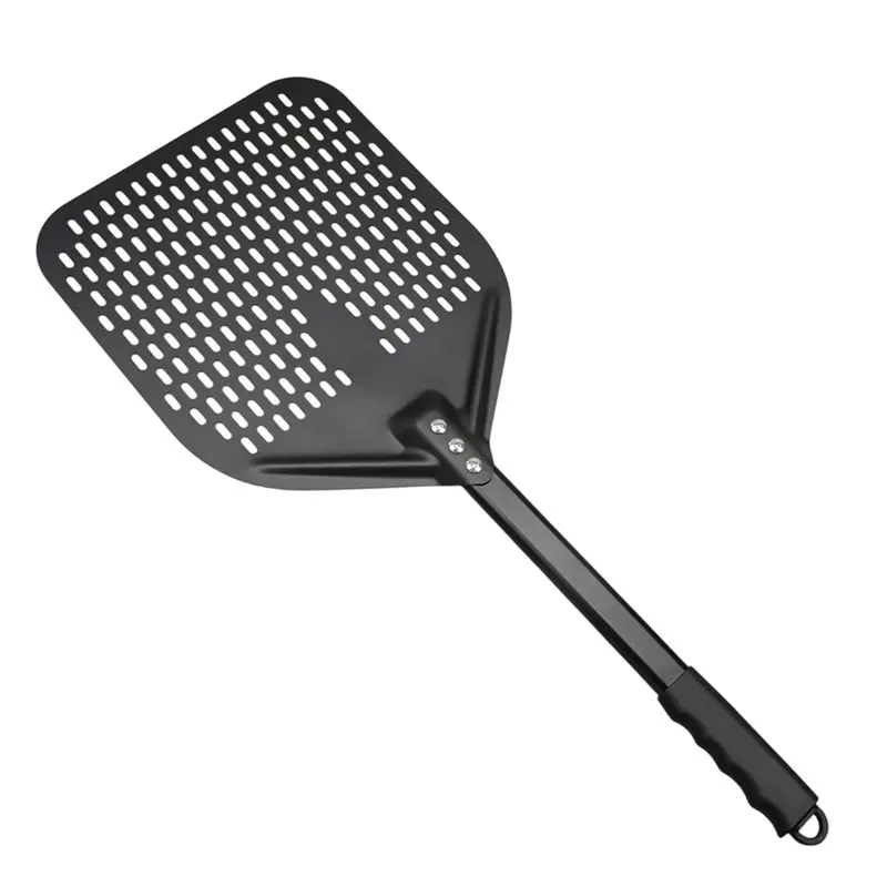

【FLASH-SALE!】Metal For Restaurant Pizza Peel 12 Inch Perforated Non-Slip Oven Tool For Home Kitchen Accessories