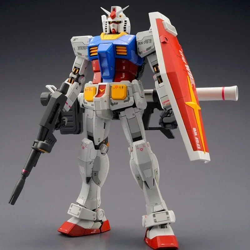 バンダイオリジナルガンダム MG 1/100 シリーズマスター GRADE3.0 RX-78-2 アニメアクションフィギュア組立ギフトグッズモデル装飾品