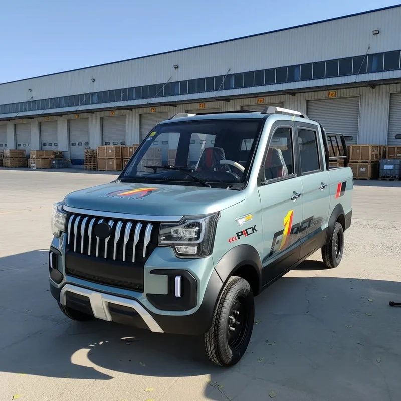 China Factory Hot Sale No Driving License Required Custom Color Pickup Truck 4WD Rural Town Road Mobility