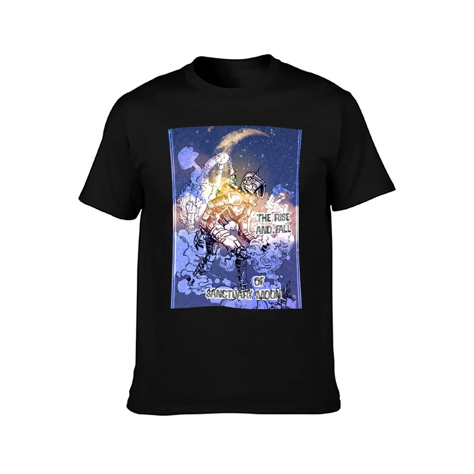 The Rise And Fall of Sanctuary Moon T-Shirt Big and Tall Basic Tee Shirt T-Shirt