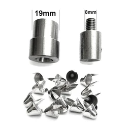 13 mm Button Pointed Claw Nail Hand Press Mold Four Hook Square  Mushroom Round Punk Gothic Buckle Bead Rivet Installation Tool