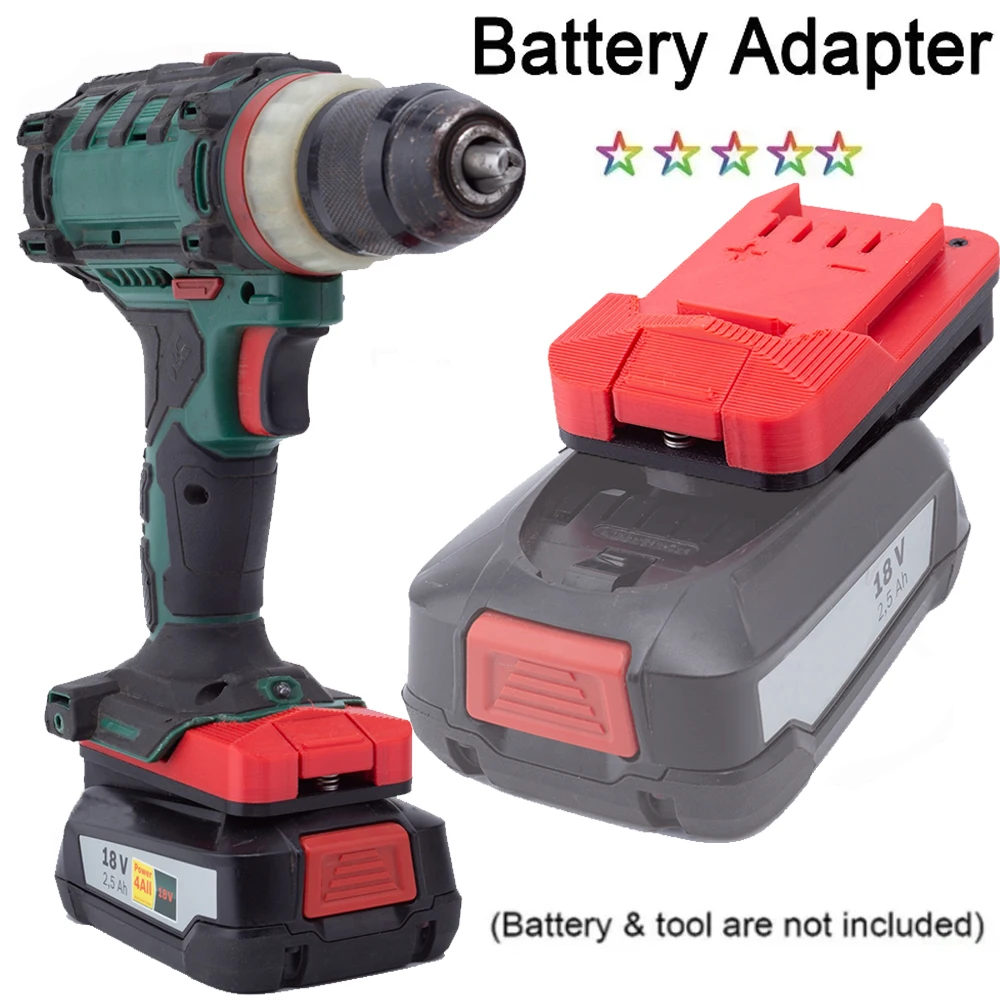 

For Bosch Green PBA 18V Battery Adapter Converter To for Parkside Lidl X20V Power Tools (Not include tools and battery)