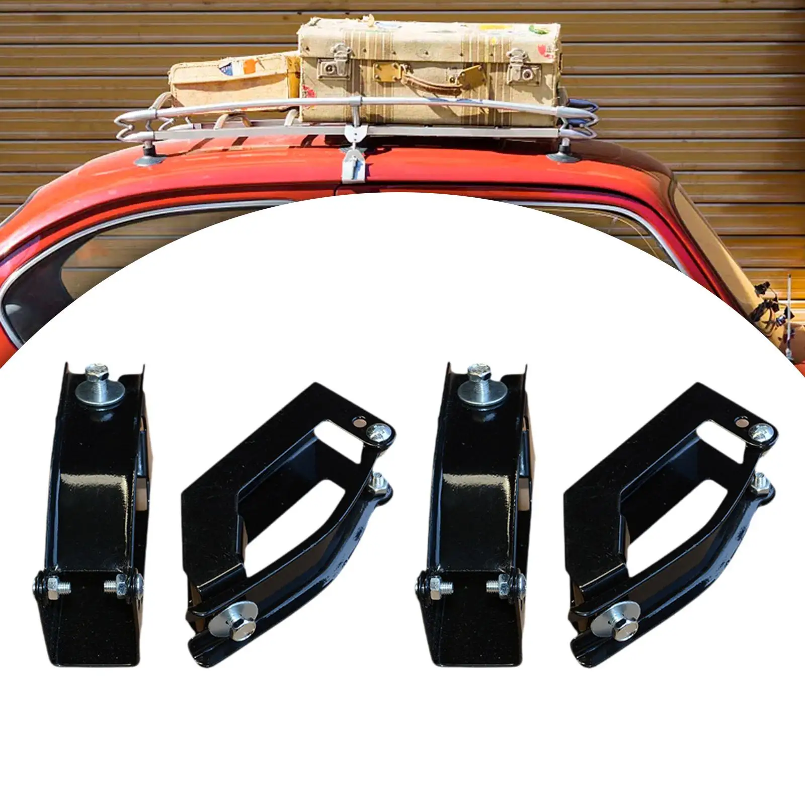 Metal Roof Rack Light Clip Mount Bracket Car Replace LED Light Holder Vehicle Accessories for Off Road Adventure