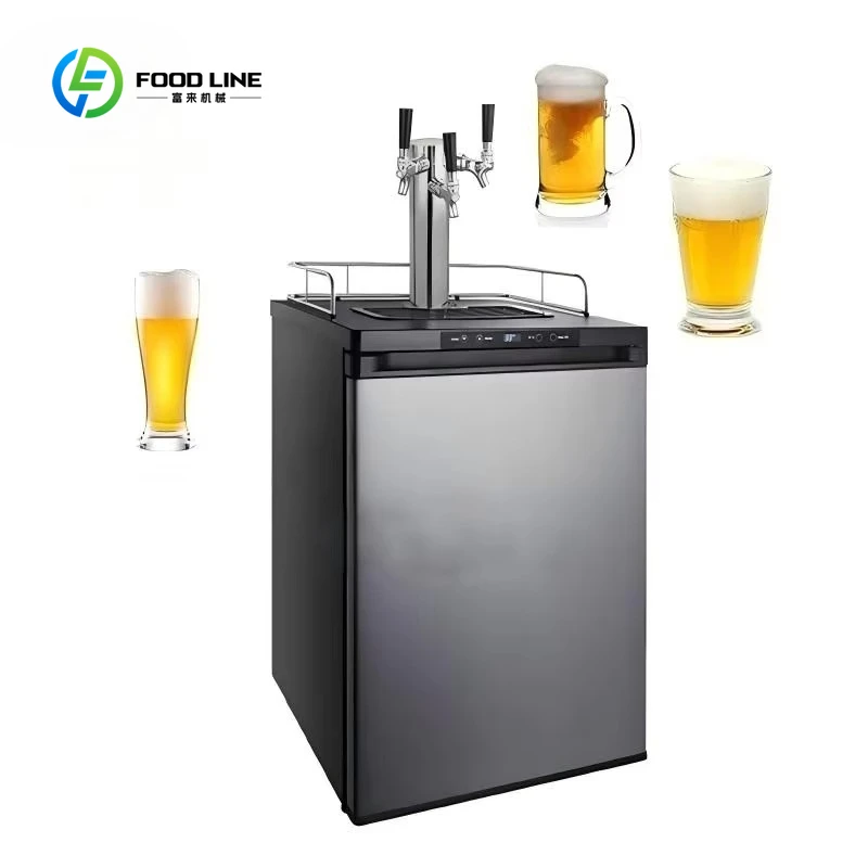 Customized Multifunction Latest Commercial Draft Beer Dispenser Machine Beer Kegerator with Dual Taps