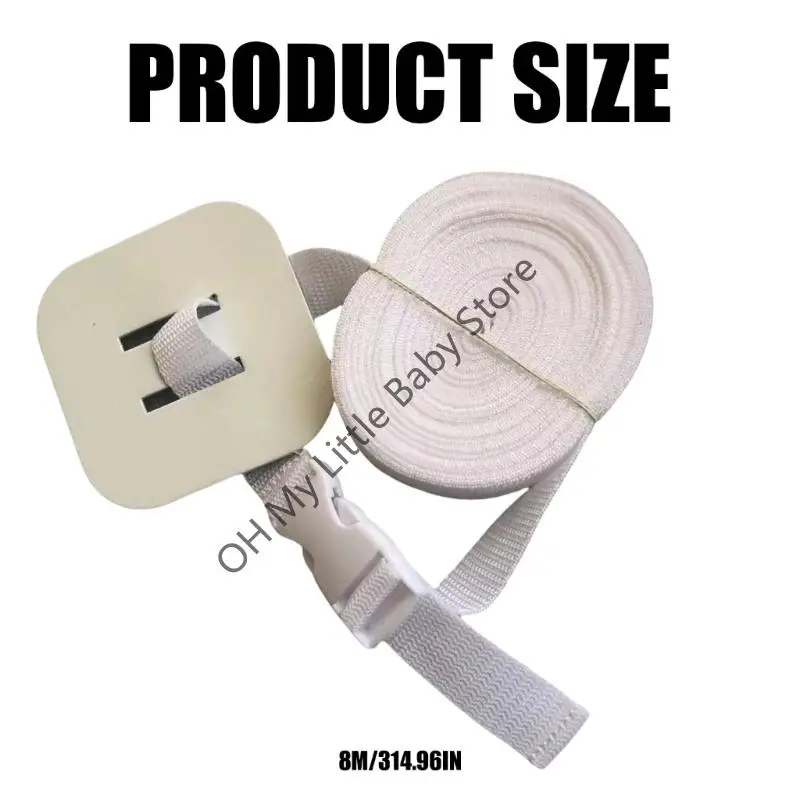 قفل حماية سرير الأطفال M76C نونسليب، حامل حاجز السرير القابل للتعديل، آمن لسلامة الطفل بدون أداة #6