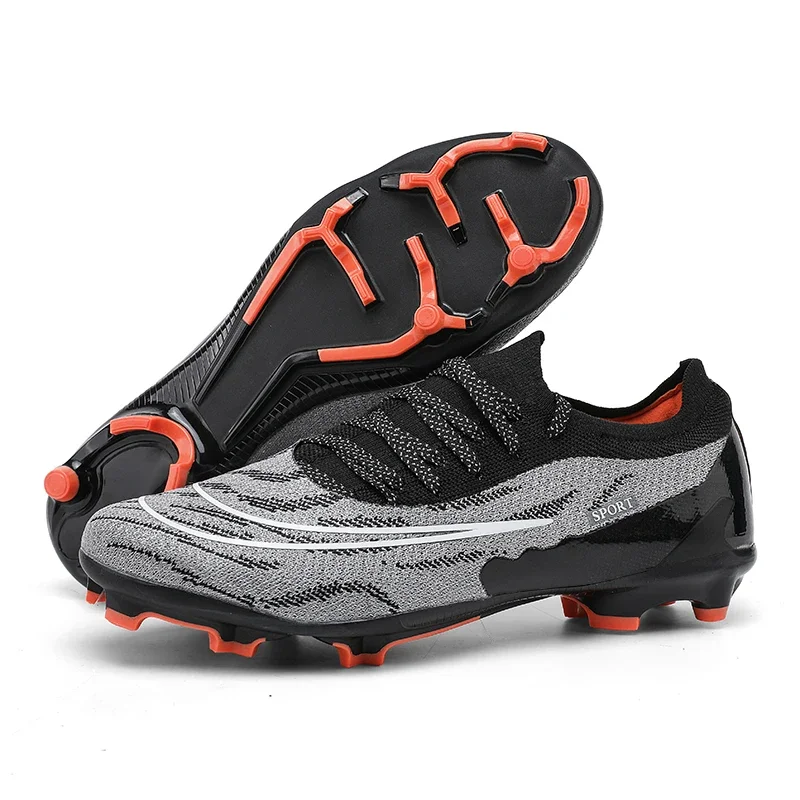 Outdoor Men Training Football Boots Non-Slip Professional Soccer Shoes Cleats Match Ultralight High-quality Long Spikes Unisex