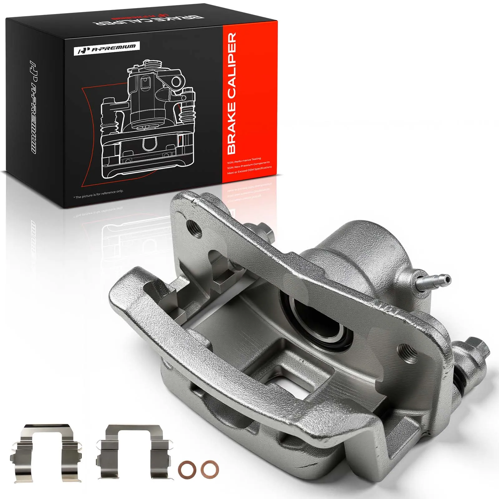 A-Premium Rear Left Brake Caliper with Bracket for Honda Passport 1994-2002 Acura SLX 1996-1999 Isuzu Amigo 1998-2000 Axiom