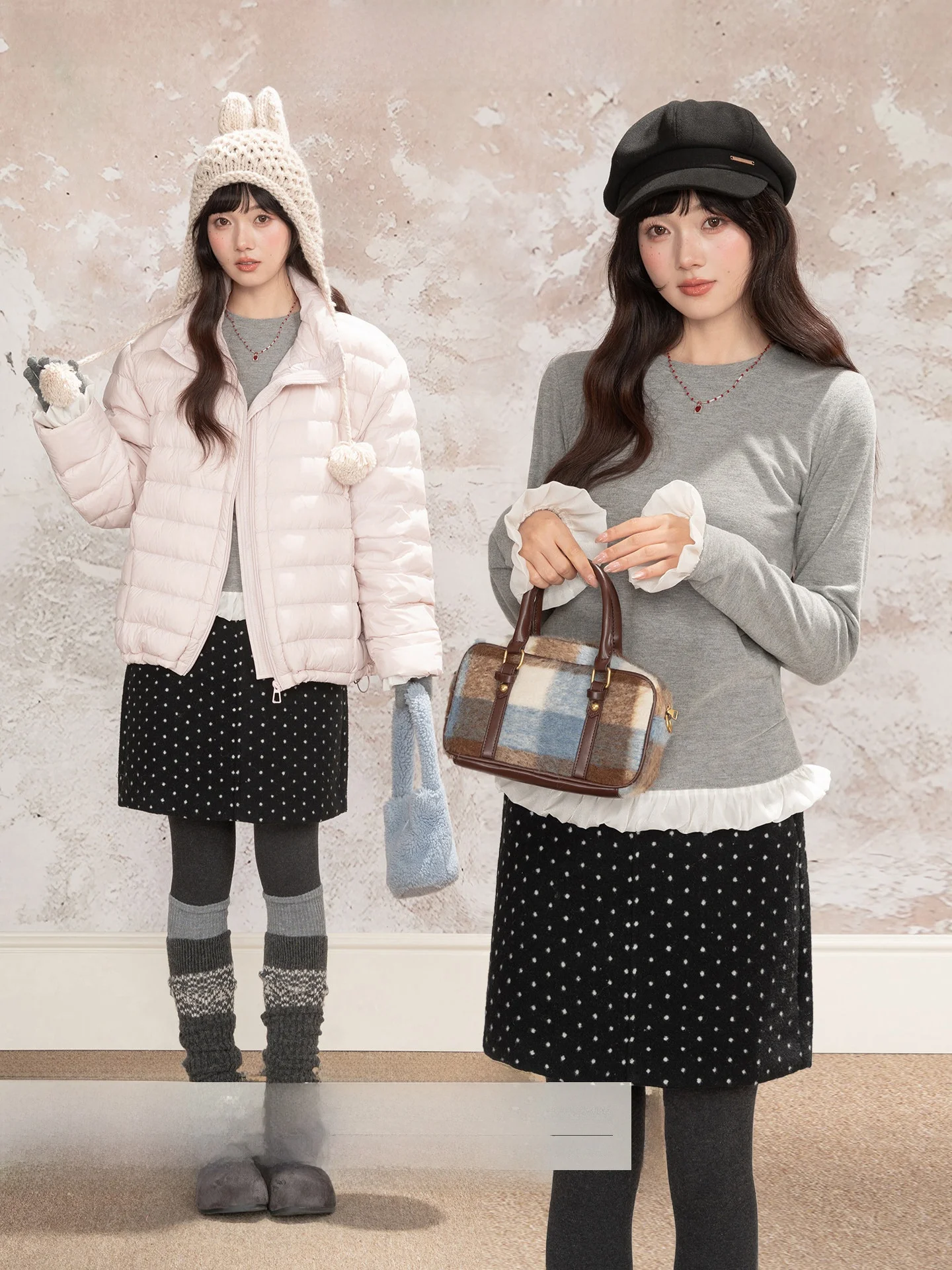 

Loveheynew ey Splice Lace Sve T-irt Women's Autumn Winter New Sle Slimming Base irt Top Casual Sle Stand Version