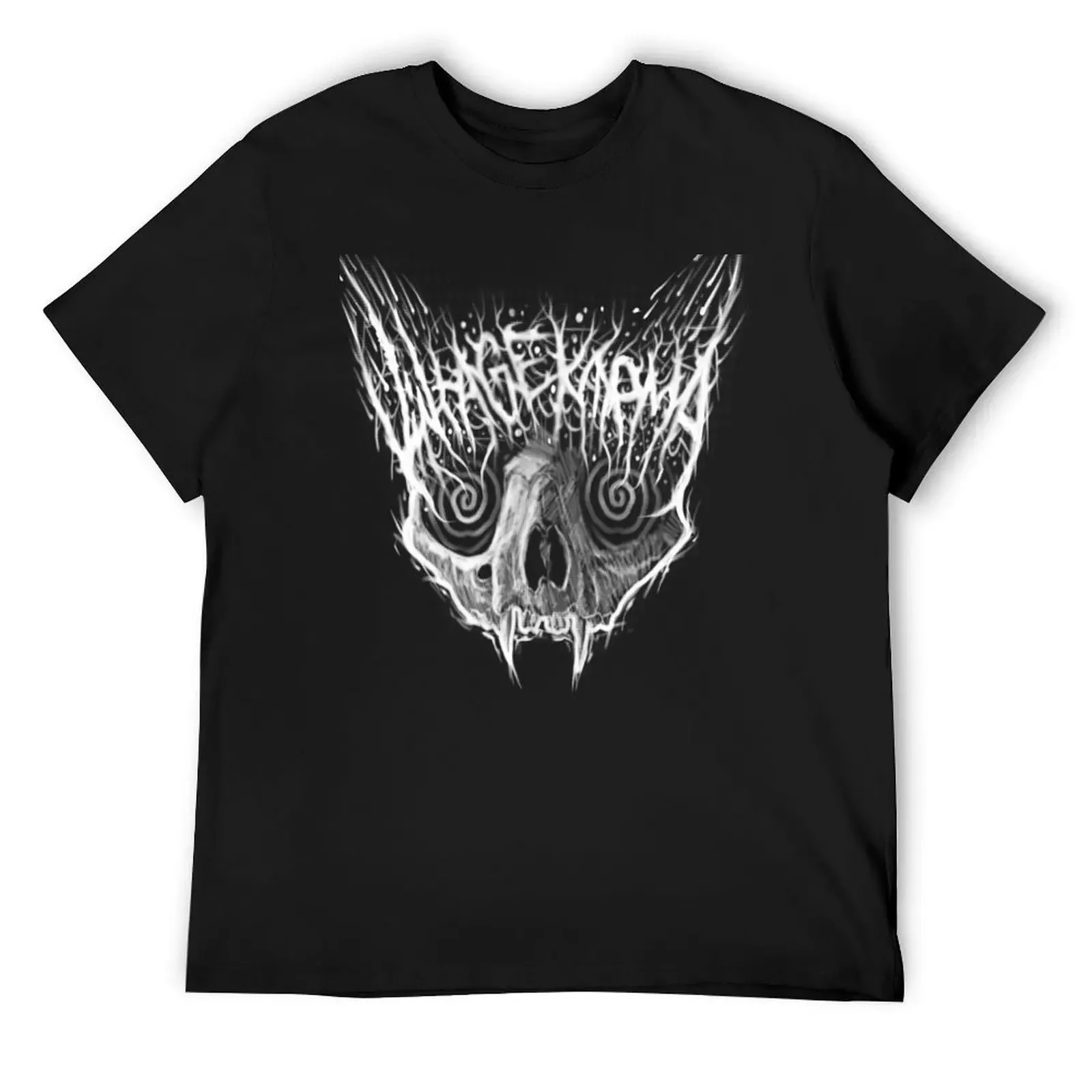 

Black metal cat Vintage Karma T-Shirt kawaii clothes customs vintage oversized graphic tee mens white t shirts