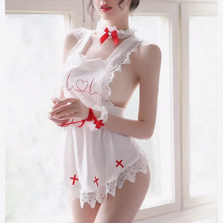 

Japanese Women Sexy Costume Lady Nurse Girl Uniform Set Sexy Maid Exotic Apparel Role Play Sexy Underwear Cosplay School Girl