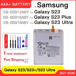 Genuine New EB-BS912ABY EB-BS916ABY EB-BS918ABY Battery For Samsung Galaxy S23+ S23 Plus/Ultra s23Ultra Batteria Batteries+Tools