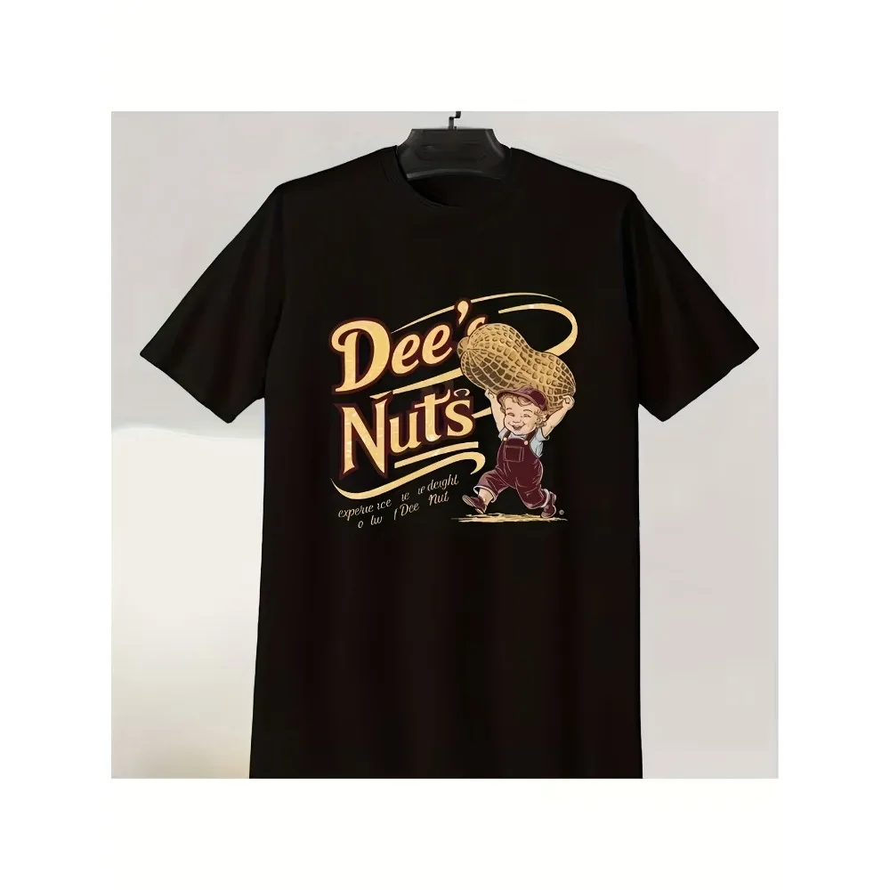 

Humorous Men'S Dee'S Nuts T-Shirt - Vintage Style Graphic Tee Featuring Dee Snuts Character, Available in Big And Tall Sizes,