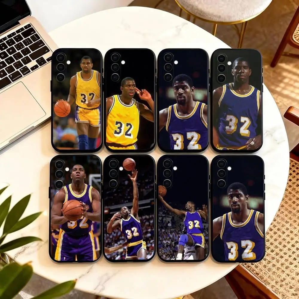 Magic Johnson  Phone Case For Samsung Galaxy A73,A72,A71,A70,A53,A52,A51,Others Soft Black Cover