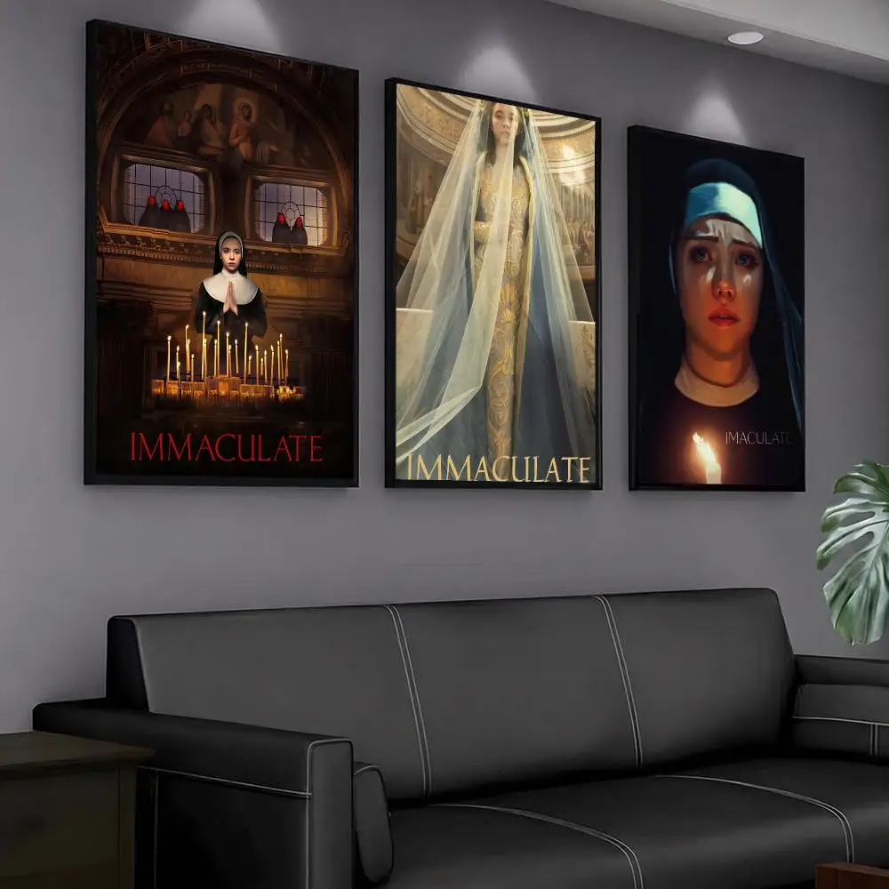 classic movie I-Immaculate-E Painting Calligraphy Artwork for Home Bedroom Office Wall Decoration Gift