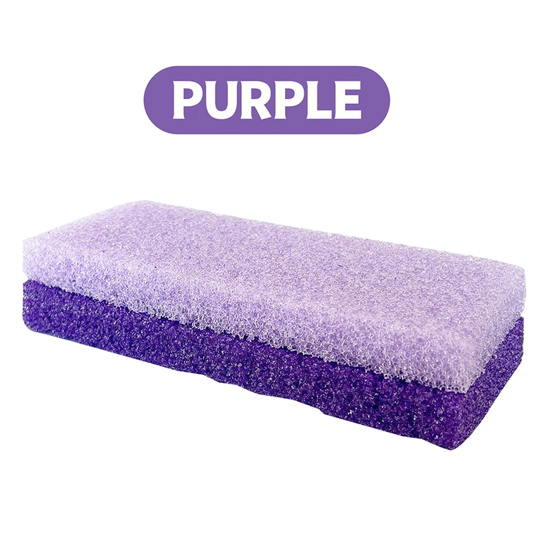 Removedor de callos de pies: bloque de esponja de piedra pómez y herramienta de exfoliante de uñas para manicura