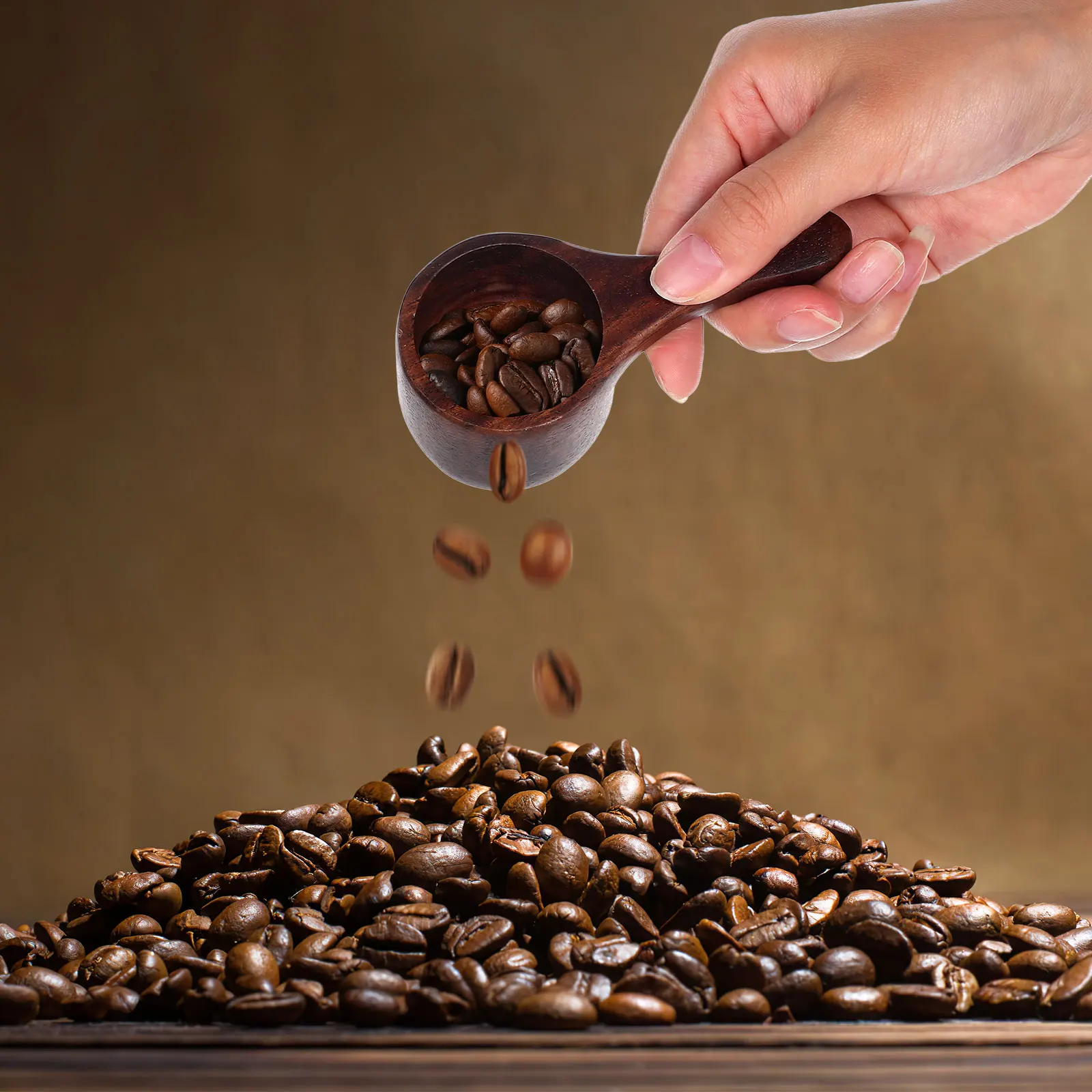 

2pcs Measuring 1 8 Inch Wooden Coffee Scoop Milk Powder Dry Wooden Milk Powder Spoon Ingredients Ground Beans Sugar
