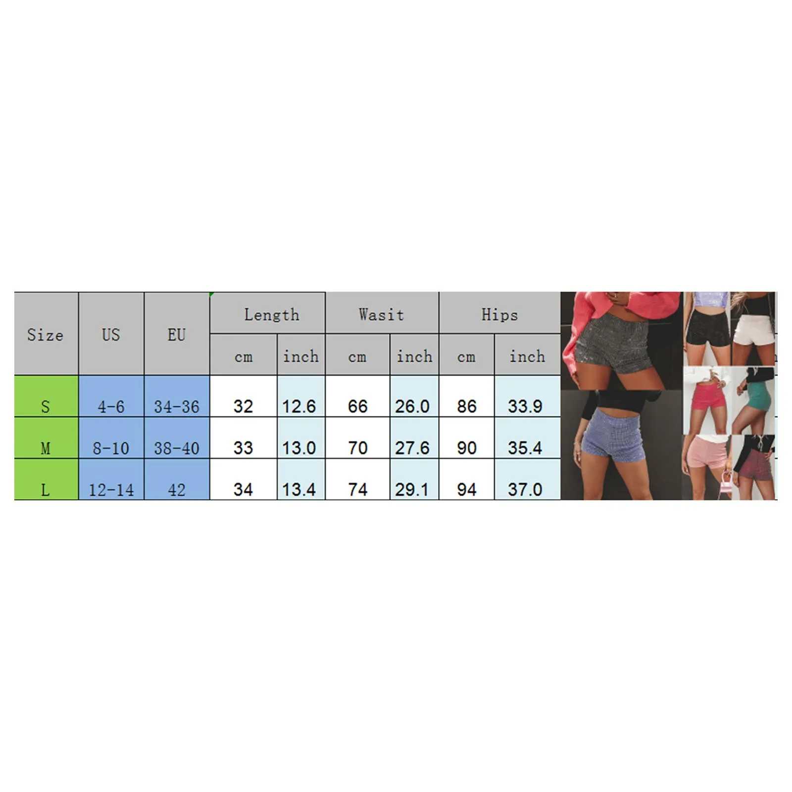 Women s Sexy Sequin Hot Shorts High Waist Stretch Glitter Shorts  Shiny Rave Shorts Sparkly Y2K Clubwear