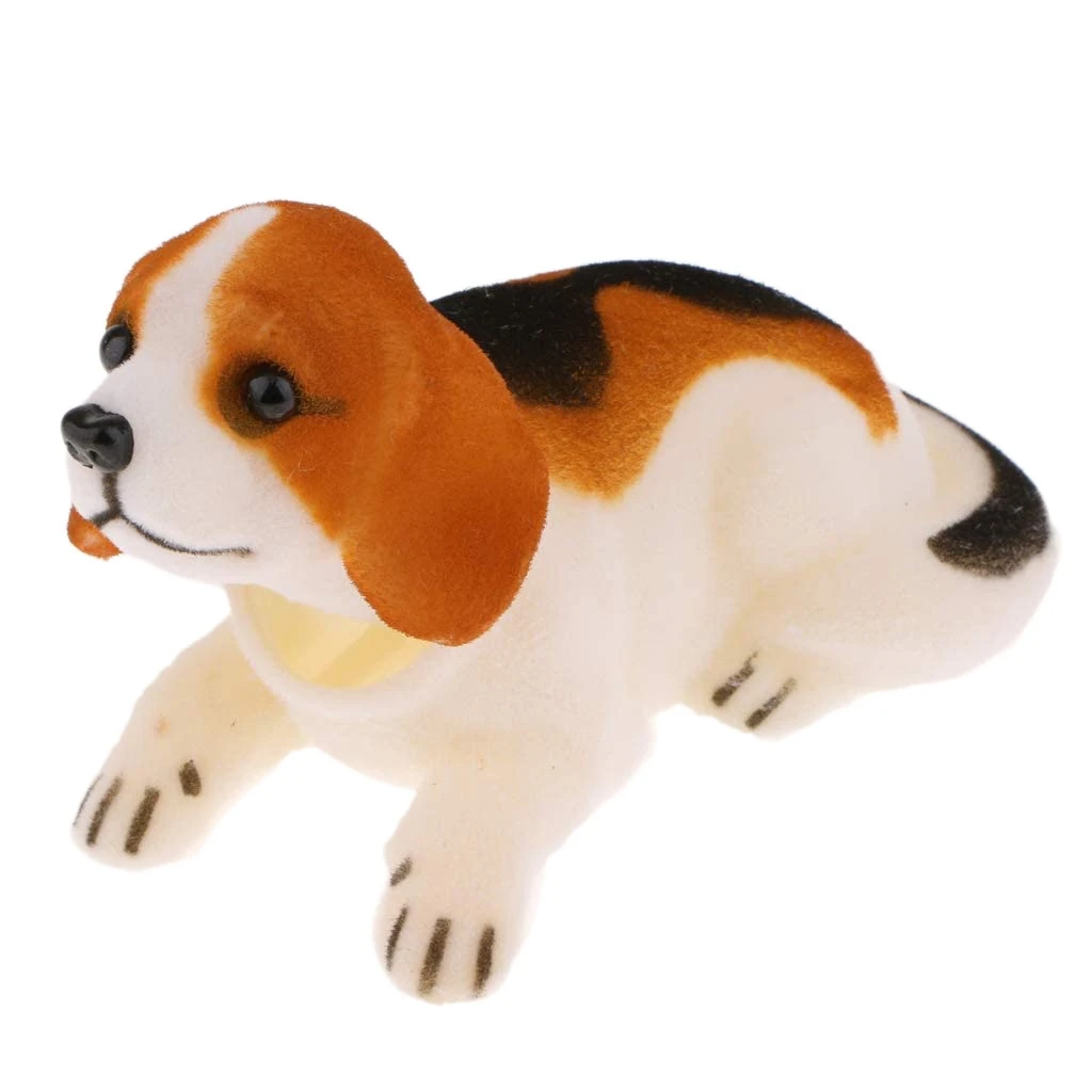 Bobbing Head Beagle Dog Car Dash Ornaments Puppy for Car Vehicle Decoration