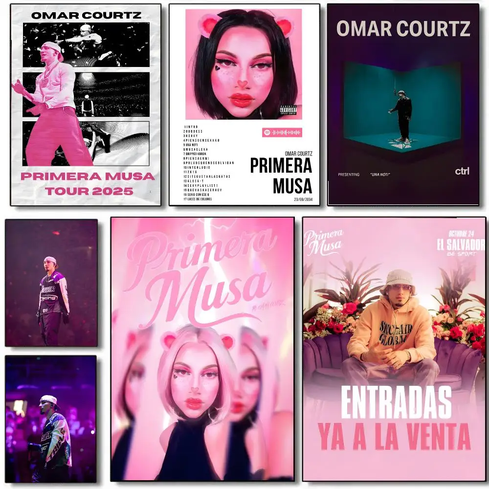 Singer O-omar Courtz Poster HD Waterproof Aesthetic Wall For Home Decor Trendy Durable Easy To Apply Art