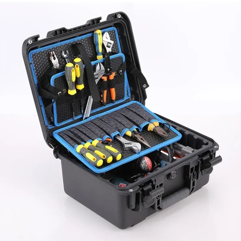 Portable Tool Case Electronic Toolbox Professional Organizer Box For Workers Multi-purpose Storage Cases Tools Accessories
