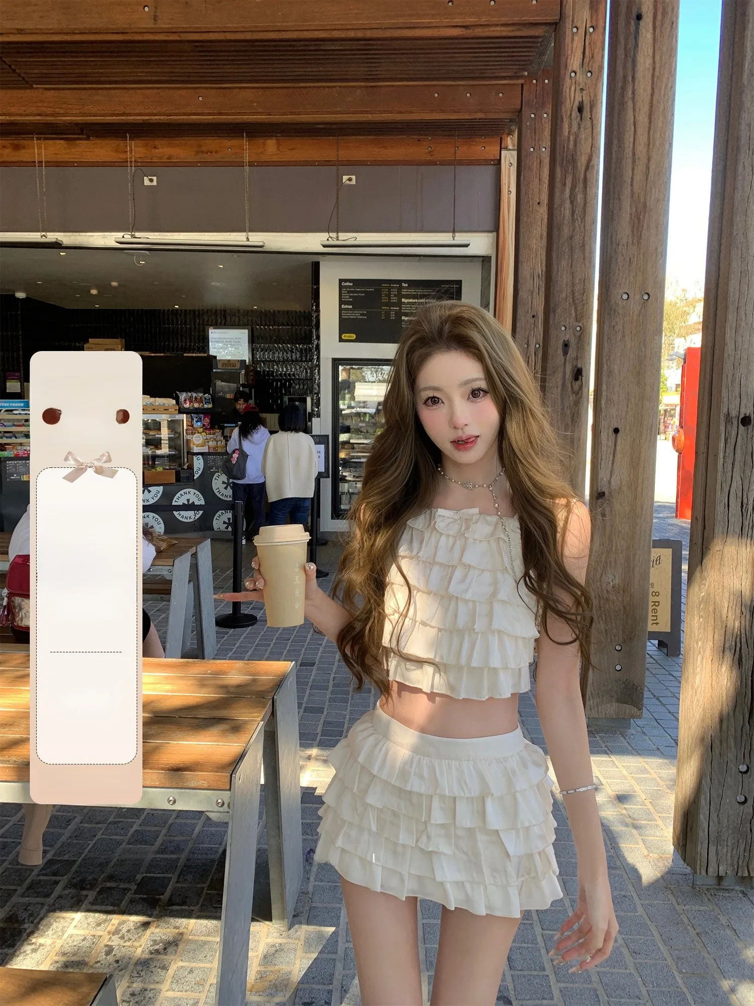 

Шкаф Lanlan's, комплект с юбкой, женский модный, соленый и сладкий, с застежкой-молнией, дышащий, легкий вес