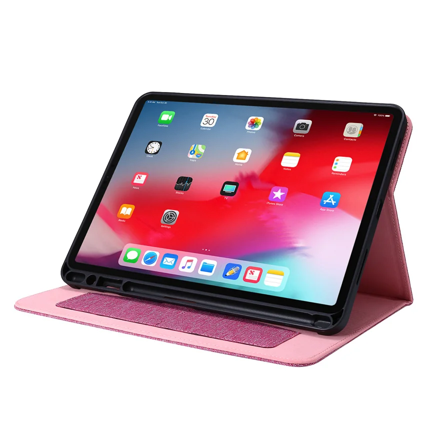 Capa de tecido para ipad air5 10.9 "2022 com auto-sleep/wake à prova de choque capa protetora para tablet para ipad air4 10.9" 2020