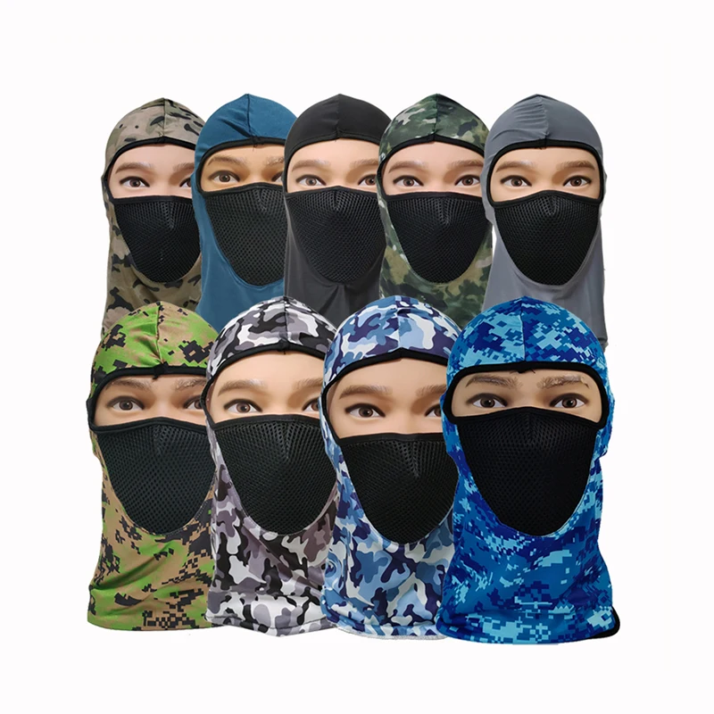 

Camouflage Balaclava Cycling Full Face Scarf Ski Cap Full Face Cover Neck Head Warmer Cap Unisex Windproof Outdoor Sports Hat