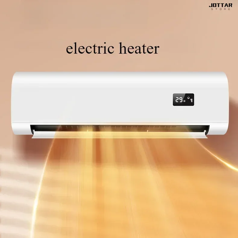 New style heater. Wall-mounted. For home bedroom. High-power. With timer. Electric heater for quick heat. Bathroom waterproof.