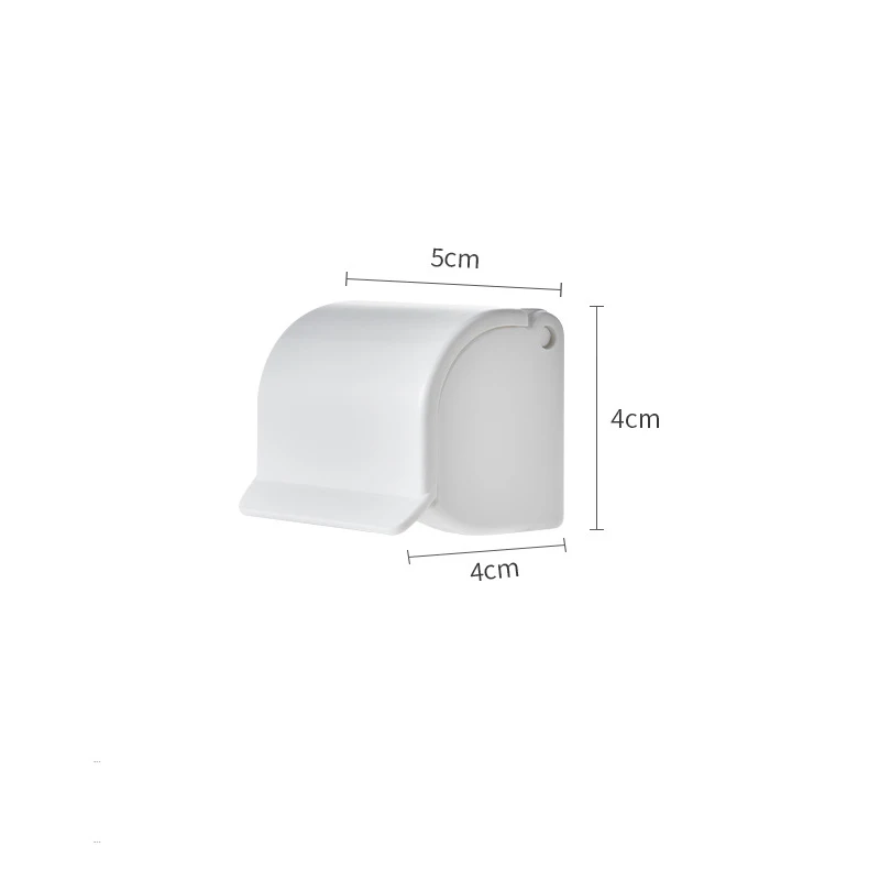 Wall-Mounted Razor Holder Durable Plastic Self-Adhesive Razor Hanger No Drilling Required for Installation Bathroom Accessories