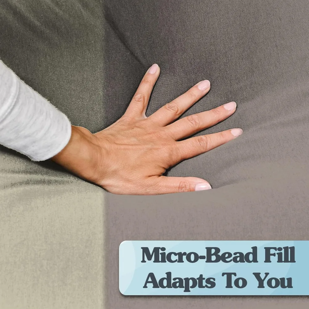 あらゆる年齢層向けの巨大な6フィートのビーンバッグチェア: 大きく、豪華で快適なラウンジャー