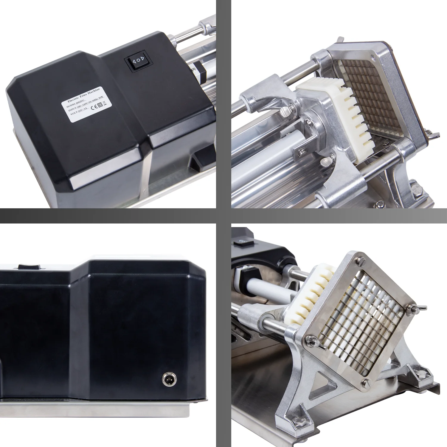 Multifunctional Commercial Electric Vegetables Fruits Dicer Potato Slicer French Frys Stripe Cutting Machine