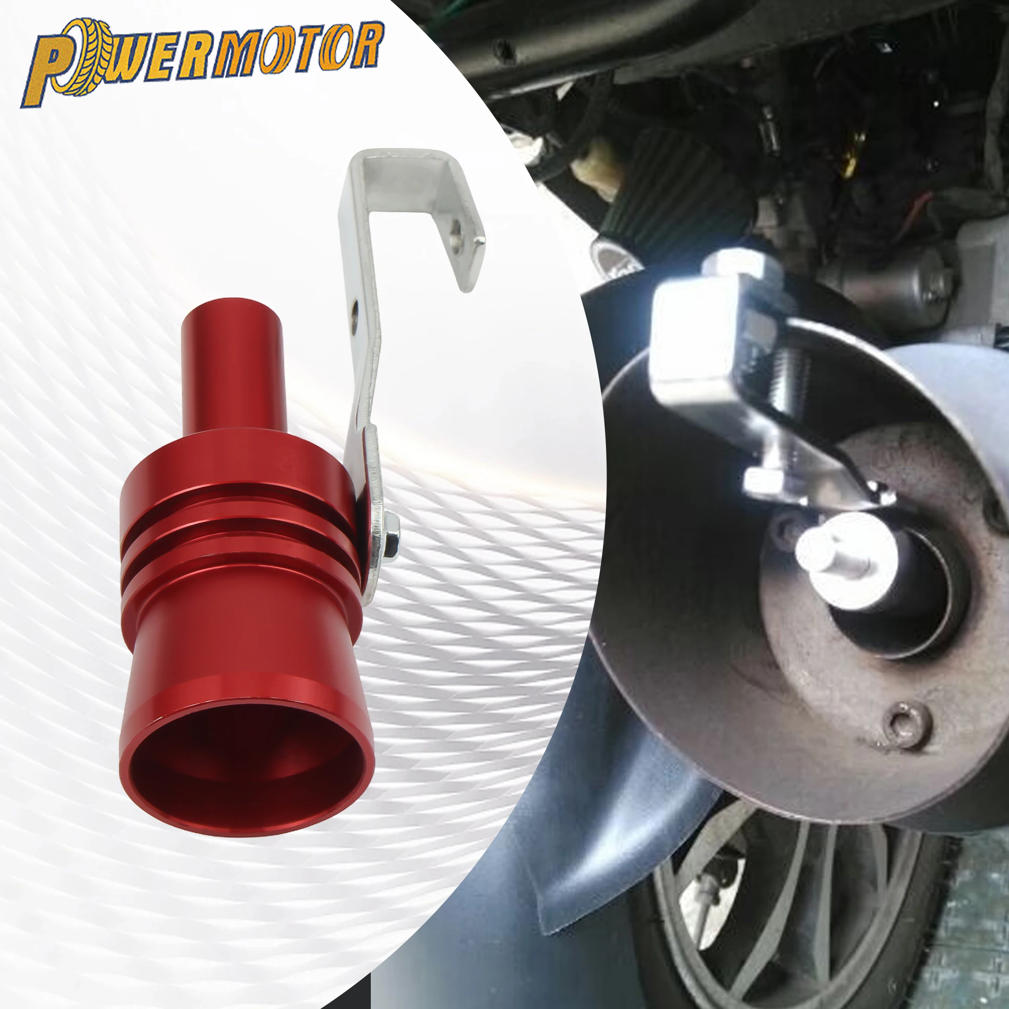 

Motorcycle Exhaust Pipe Sounder Modified Turbo Sound Simulator Exhaust Tailpipe Sound Generator Scooters Motocross Accessories