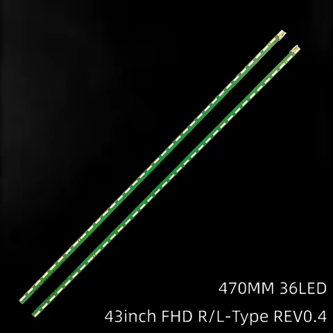 2PCS 36LED TV Backlight Strips for Innotek BMS 43inch L/R -TYPE 8520 43LF5400 43LF5900 43LH560V 43LF5410 43UF9000 MAK63207801