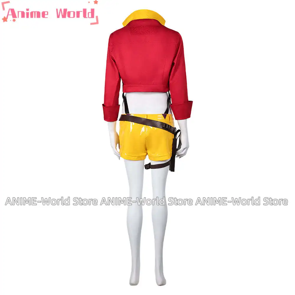 《Custom Size》Game Faye Valentine Ashe Cosplay Costume Any Size Halloween Christmas Wig