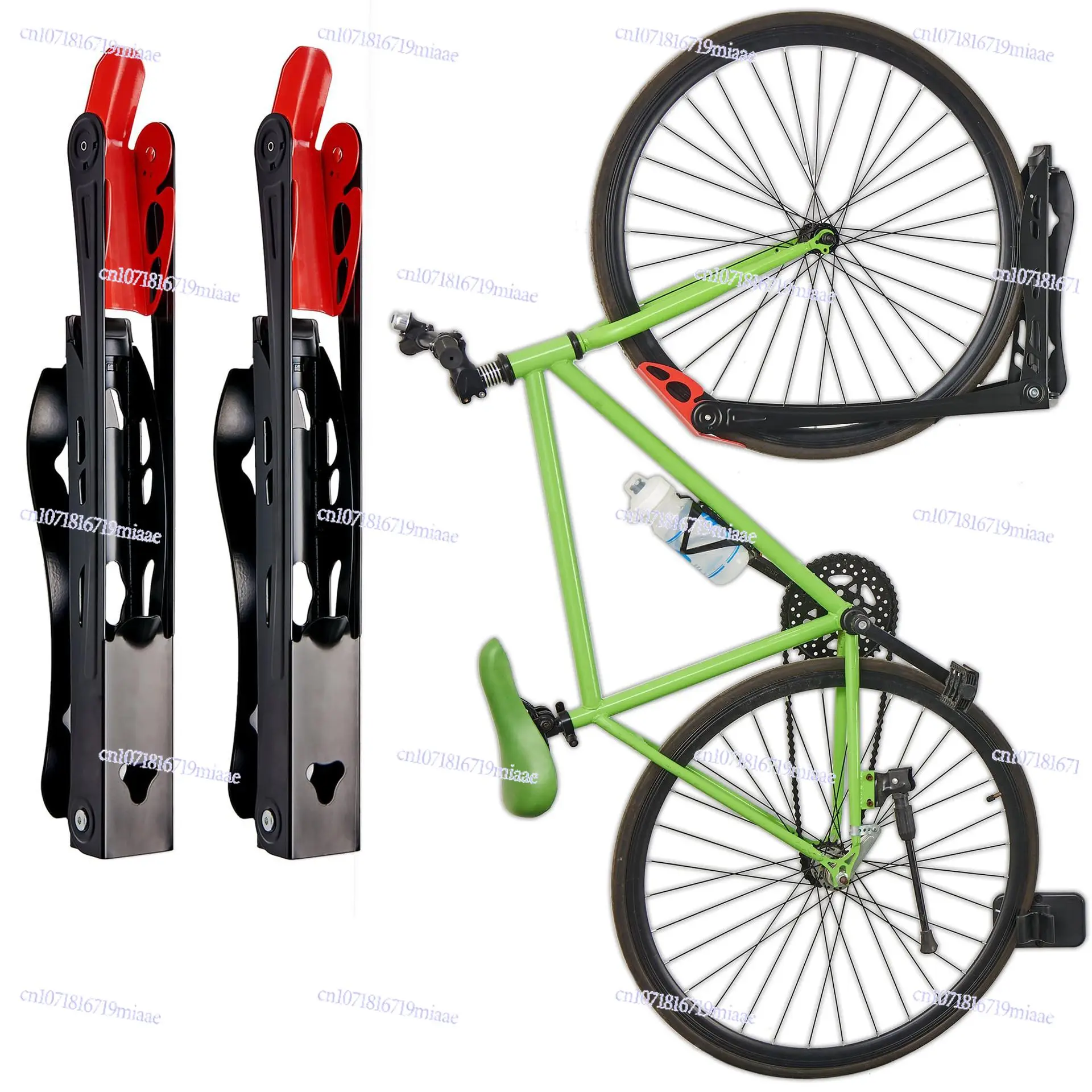 

Rotary bike racks, wall-mounted bike storage systems, save space for homes and garages
