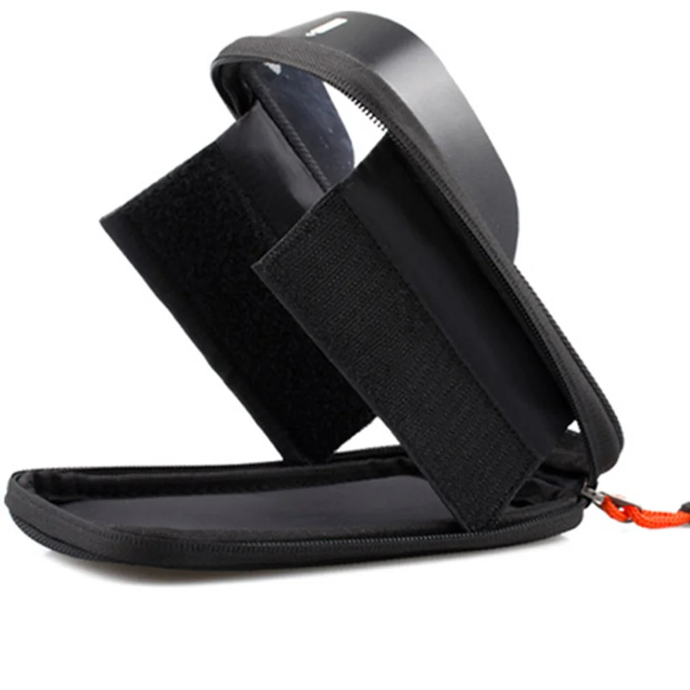 Cycling Bike Handlebar Bag Phone Mount Transparent Window Fits 6.2 Inch Phones Shockproof Waterproof Lightweight Cycling