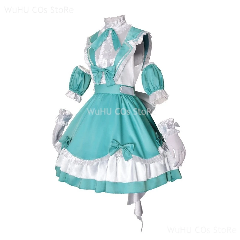 Project Sekai Cosplay Ran Cosplay 16th Anniversary Mikuu Cosplay Costume Blue Lolite Dress Women Girls Halloween Party Roleplay