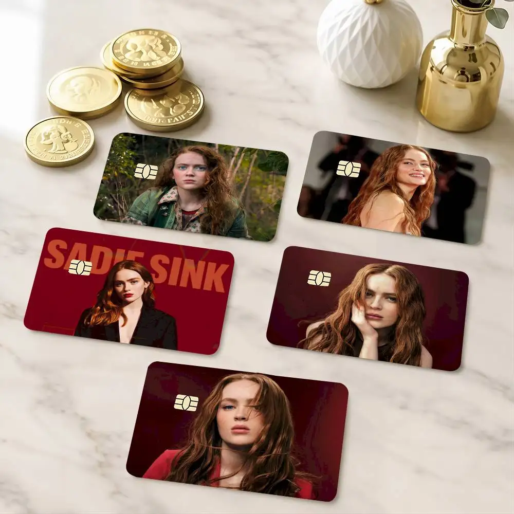 S-Sadie Max S-Sink  HD Waterproof Credit Card Stickers Silicone Decals For Chip Game Cards Gift