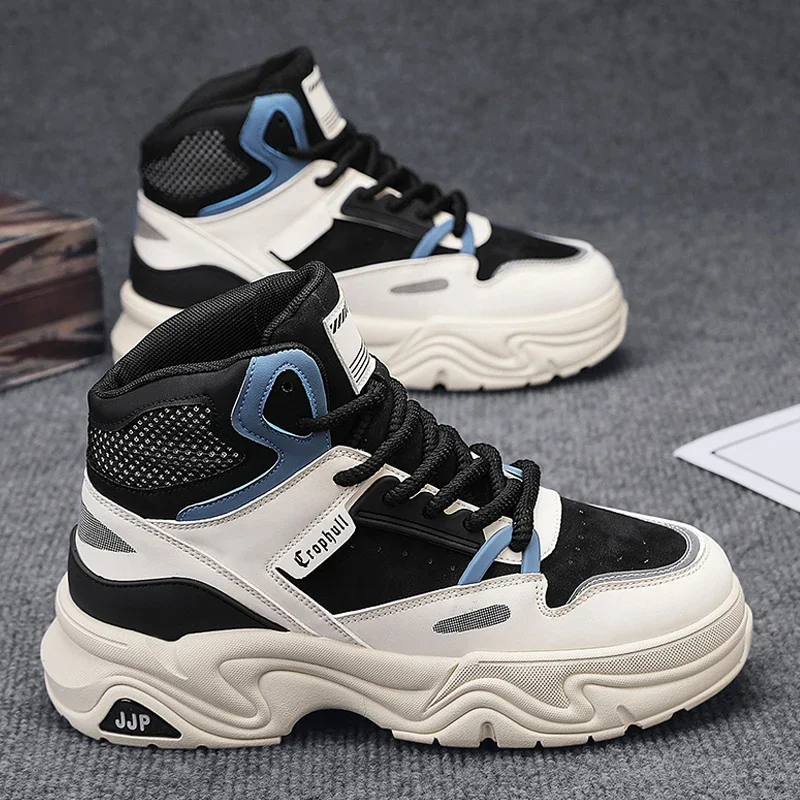 

Mens Boots Leather Hiking Outdoor 2025 New Shoes Casual Sports Designer Luxury Fashion Platform Tennis Work Ankle Sneakers